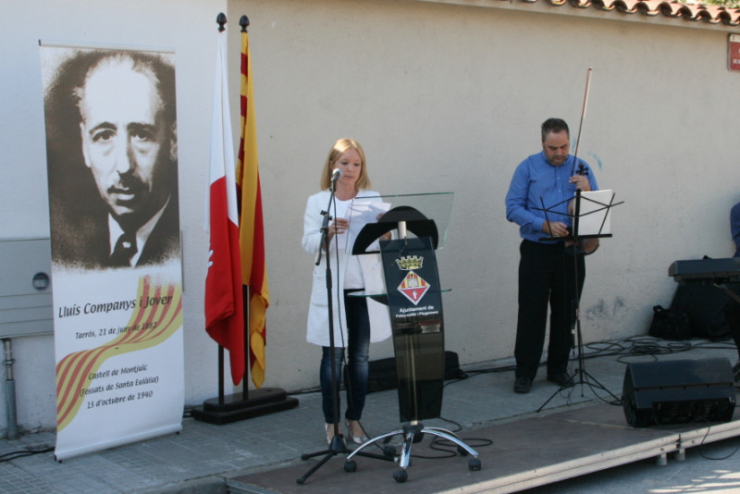 Homenatge a Lluís Companys, 15 octubre 2017.