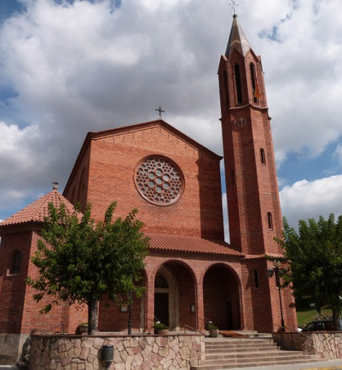 Església actual de Sant Genís de Plegamans.