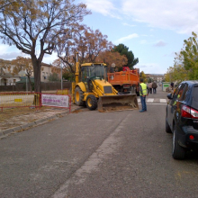 Inici de les obres al Carrer Filiprim