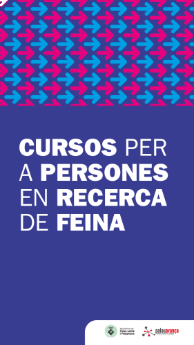 Cartell cursos persones en recerca de feina