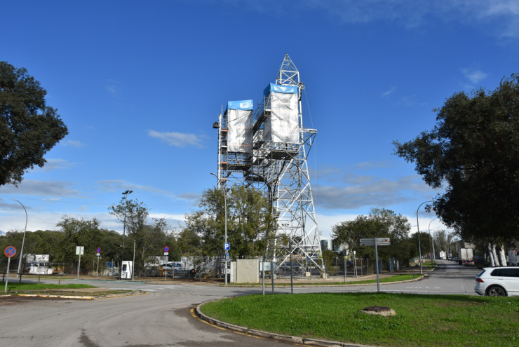 Parc de l'Hostal del Fum Torre elèctrica pàrquing