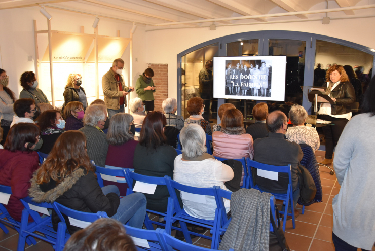 Inauguració exposició Les Dones de La Fàbrica