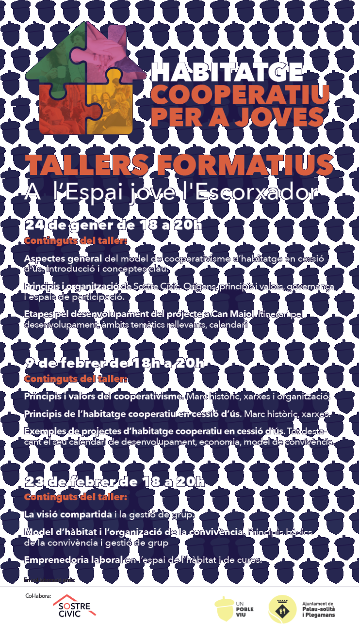 Tallers formatius a l'Espai Jove l'Escorxador