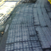 Reparació de vorera Av. Folch i Torres