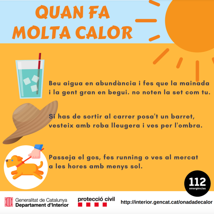 Consells per l'onada de calor