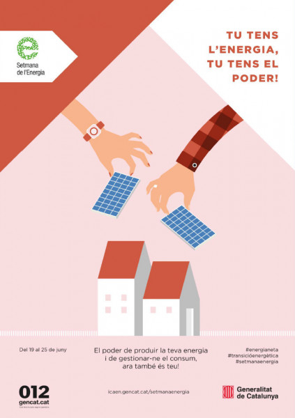 Cartell xerrada 'Com estalviar energia a casa?'