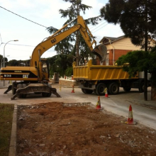 Carrer Torres i Bages en execució