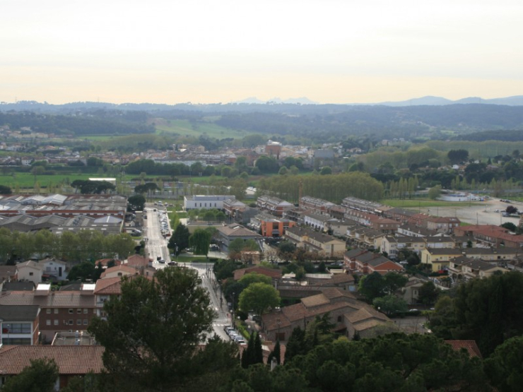 Panoràmica parcial de Palau-solità i Plegamans.