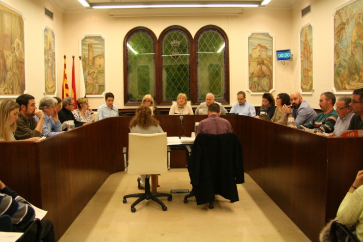 Ple Municipal del 25 de novembre del 2016.