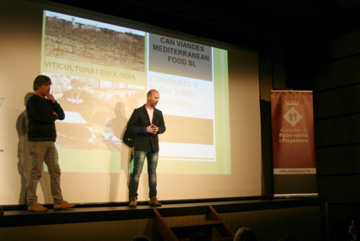 Presentació del projecte Can Viandes Mediterranean Food, a la Tarda d'Emprenedoria.