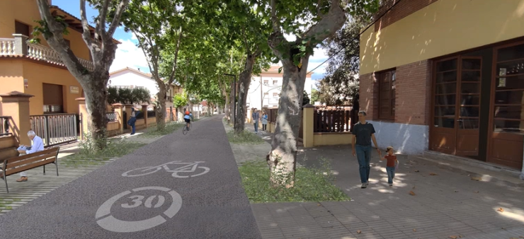 Com quedarà el Passeig de la Carrerada per trams