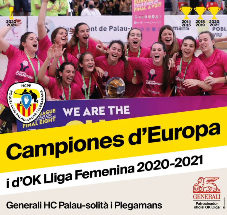 Campiones d'Europa i d'OK Lliga Femenina 2020-2021