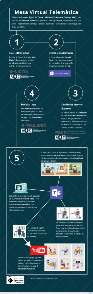 Funcionament de la Mesa Virtual Telemàtica