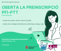 Preinscripció PFI-PTT