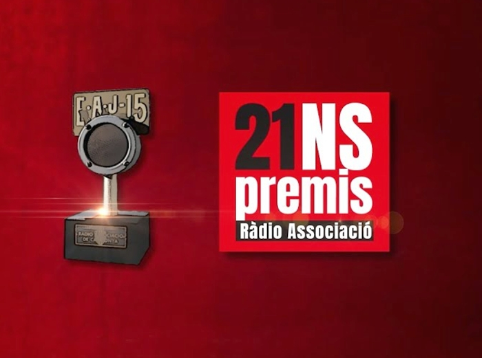 Caràtula gala 21ens premis Ràdio Associació