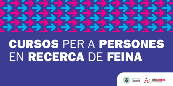 Cartell petit cursos recerca de feina