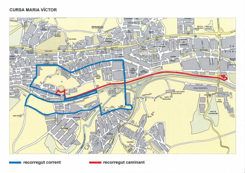 Mapa recorregut Maria Victor